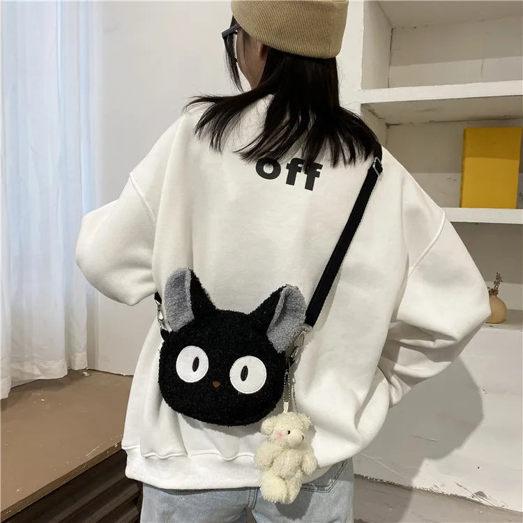 Mimicun Japanese Style Kawaii Bag Women Cartoon Plush Shoulder Bag For Women 2024 New Crossbody Bag Small Phone&Purse Bag Bolsa Feminina