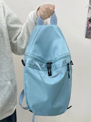 Mimicun  -  fancy bags Korean Brief Nylon Casual Waterproof Travel Backpack Lightweight Handbag Unisex Sport Knapsack Preppy Teenager School Backpack