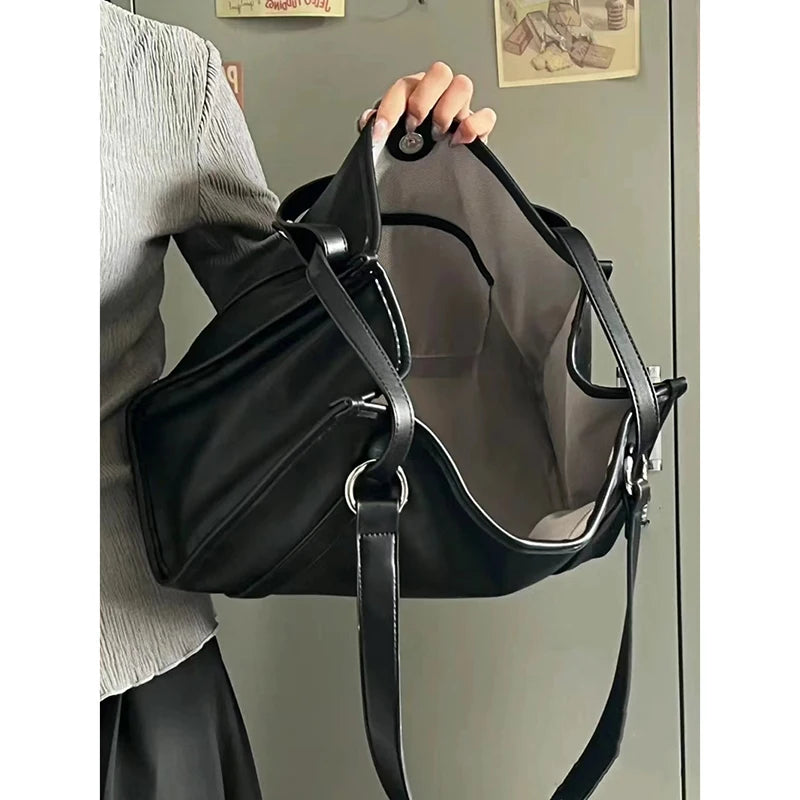 Mimicun  -  fancy bags Women Tote Bags Fashion New Design PU Large Capacity Bolsas Femininas Solid Korean Style Commute Shoulder Bolso Mujer