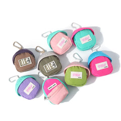 Mimicun  -  Cute Mini Coin Purse Macaron Color Key Chain Wallet Pouch Portable Pendant Earphone Bag Outdoor