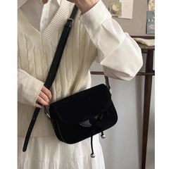 Mimicun Brown Vintage Shoulder Bag for Women Simple Fashion Casual Square Korean Fashion Handbag Luxury Elegant New Aesthetic Bags