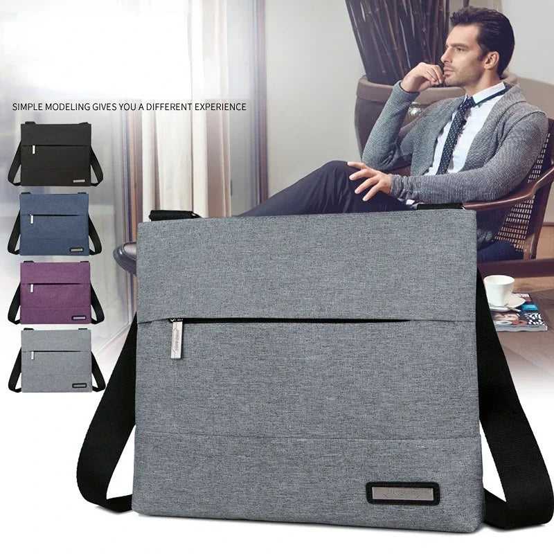 Mimicun Fashion Casual Shoulder Bag Men's Business Square Crossbody Sling Nylon Bag Women's Messenger Bag