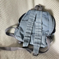 Mimicun  -  Versatile Cute Schoolbag Retro Sweet Cartoon Girl Small Backpack Japanese Style Women Mini Jeans Backpacks