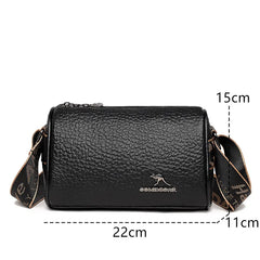 Mimicun Cowhide Bag 2024 Spring And Summer New Women's Bag Leather Soft Leather Zero Wallet Fashion Versatile Messenger Bag