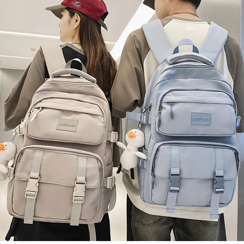 Mimicun New Lady Kawaii Waterproof Backpack Casual Laptop Women Book Bag Trendy Female College Backpack Girl Travel Harajuku School Bag