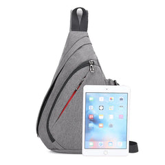 Mimicun Men's Personal Security Chest Bag Leisure Sports Digital Storage Bag Multifunctional Messenger Bag Mobile Phone handbag