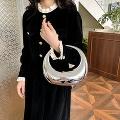 Mimicun 2024 Acrylic Gold Silver Luxury Designer Evening Party Handbags and Purses High Quality Fashion Personality Tote Bag