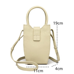 Mimicun Fashion Solid Color Genuine Leather Leather Shoulder Crossbody Bags For Women 2024 Ladies Handbag Soft Female Messenger Tote Sac