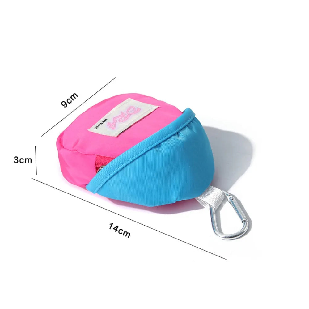 Mimicun  -  Cute Mini Coin Purse Macaron Color Key Chain Wallet Pouch Portable Pendant Earphone Bag Outdoor