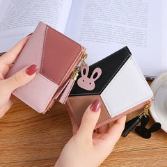 Mimicun Women's Wallet PU Leather Women's Wallet Made of Leather Women Purses Card Holder Foldable Portable Lady Coin Purses