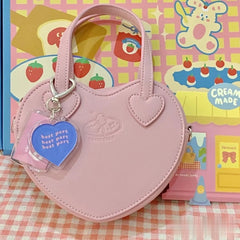 Mimicun Japanese Handbag For Girls Small Cell Phone Womens Shoulder Bag Female Kawaii Cute Heart Lolita Crossbody Bag Women 2024