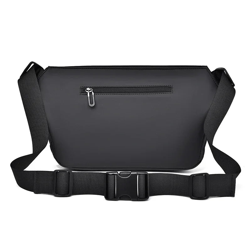 Mimicun Large Capacity Cool Chest Bag  Men's Functional Single Shoulder Tactical Bag Cycling Sports Portable Close Fitting Crossbody Bag